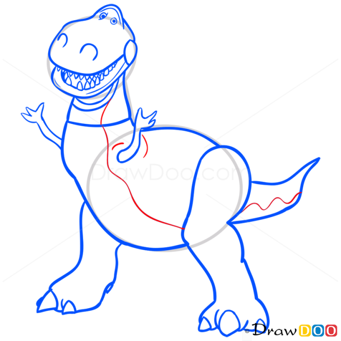 How to Draw Rex, Toy Story