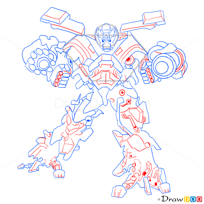 How to Draw Ironhead, Transformers