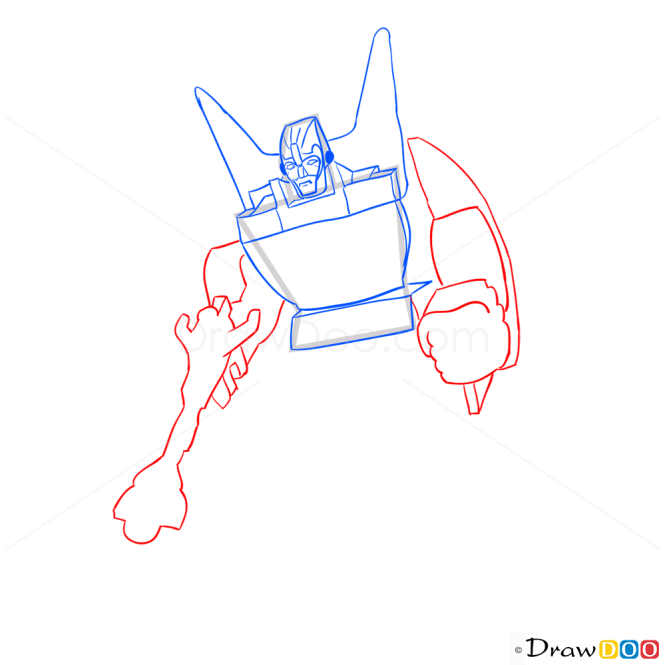 How to Draw Rodimus Prime, Transformers