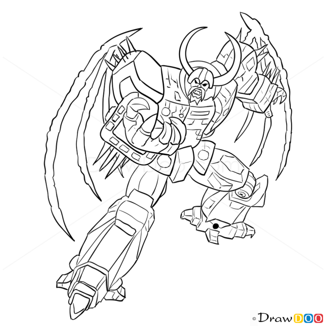 How to Draw Unicron, Transformers