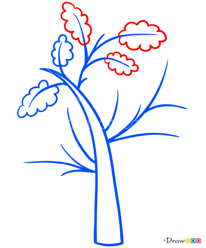 How to Draw Oak-Tree, Trees