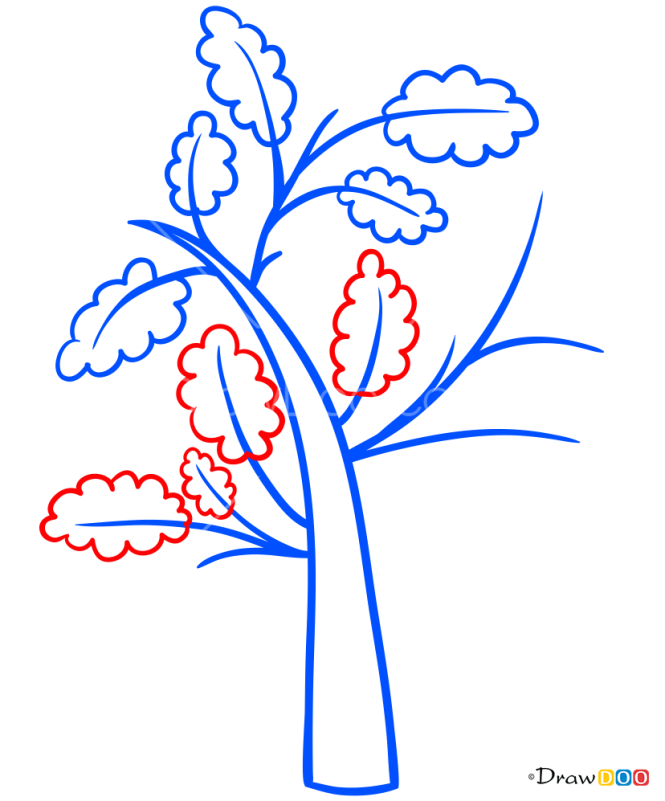 How to Draw Oak-Tree, Trees