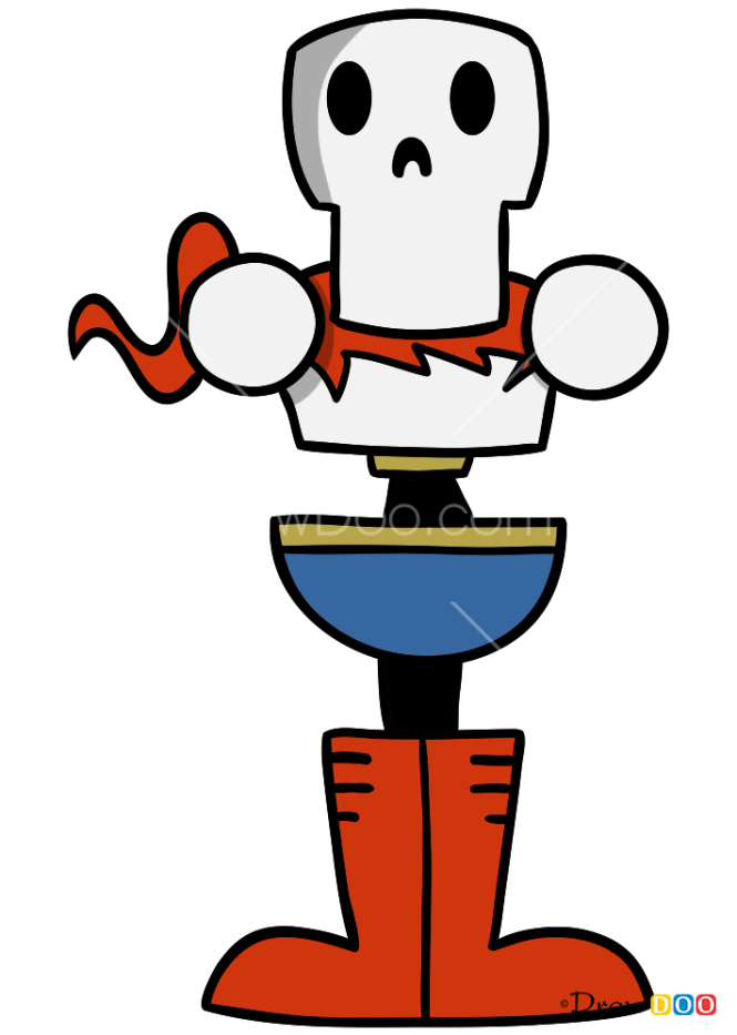 How To Draw Papyrus Undertale
