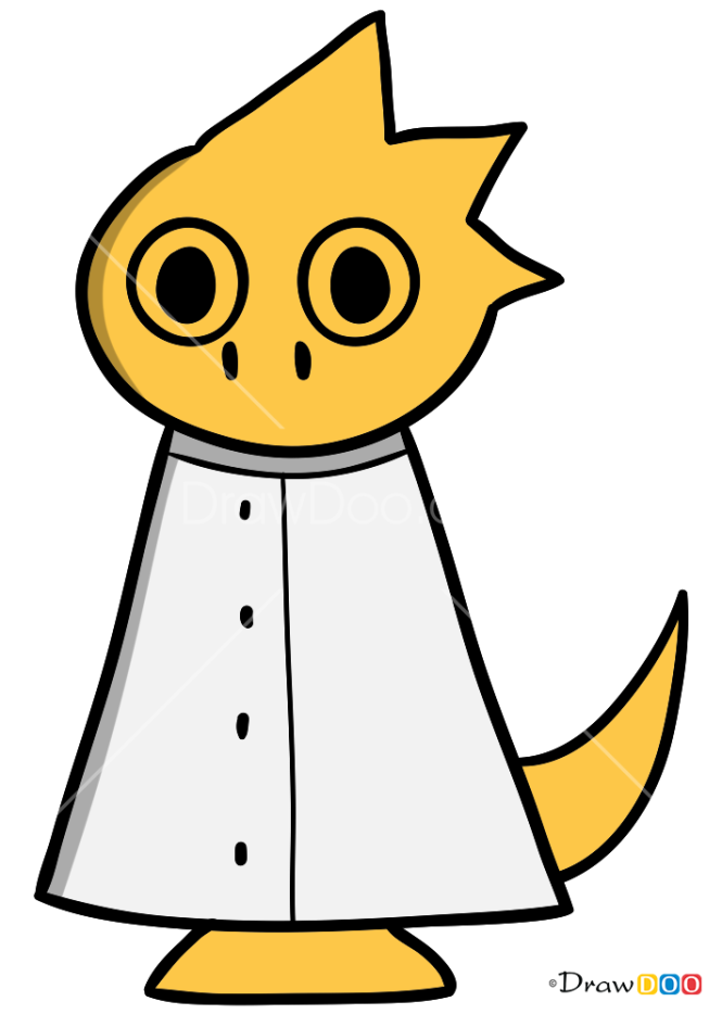 How to Draw Alphys, Undertale