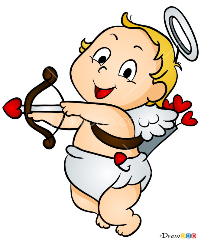 How to Draw Cupidon, Valentines