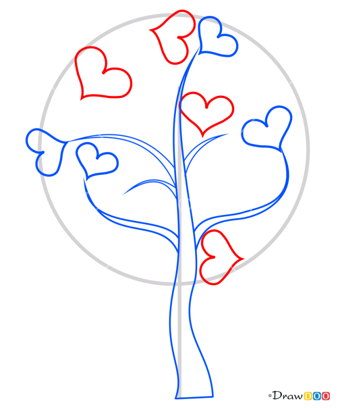 How to Draw Love Tree, Valentines