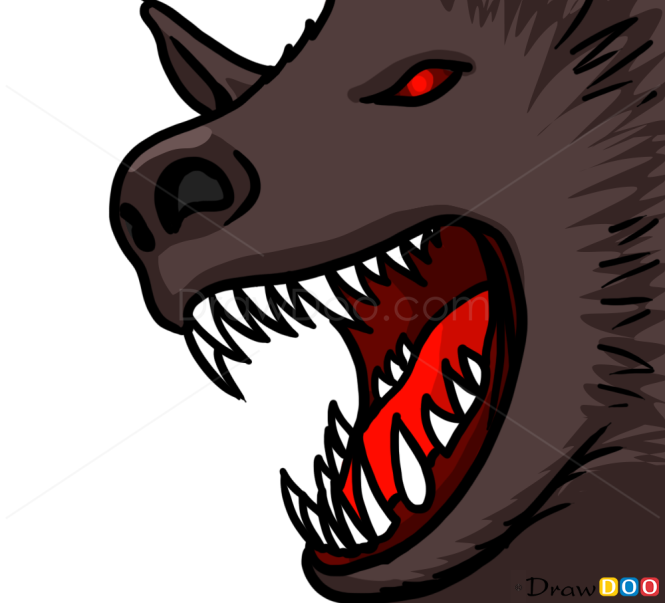How to Draw Werewolf Face, Vampires and Werewolfs