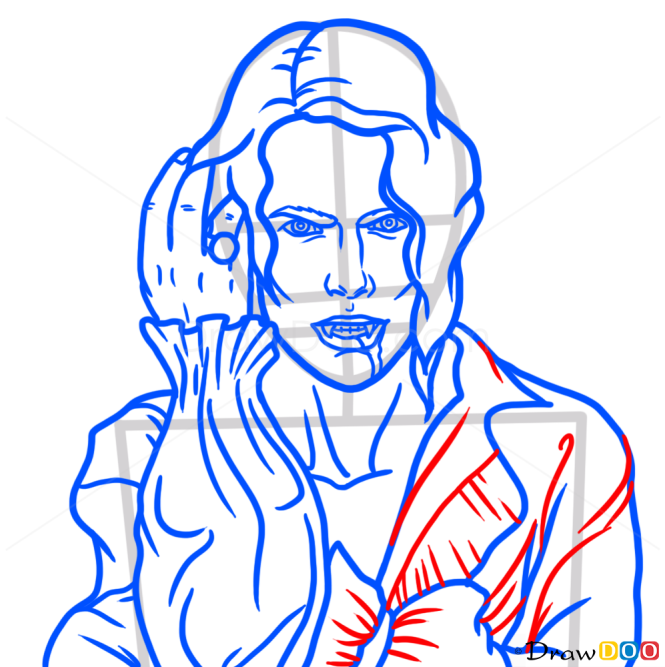 How to Draw Lestat, Interview With The Vampire, Vampires and Werewolfs