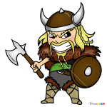 How to Draw Chibi Viking, Vikings