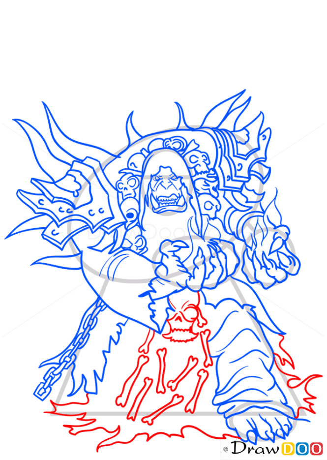 How to Draw Guldan, Warcraft