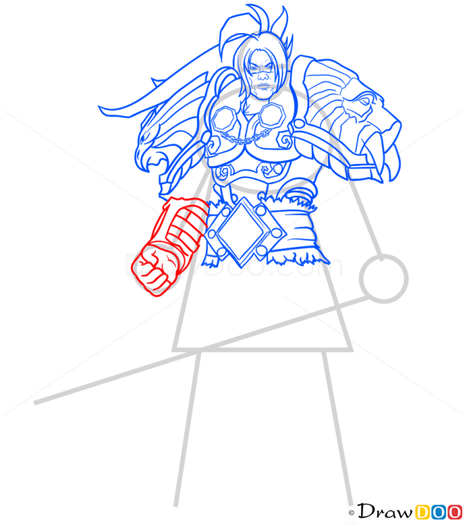 How to Draw Varian Wrynn, Warcraft