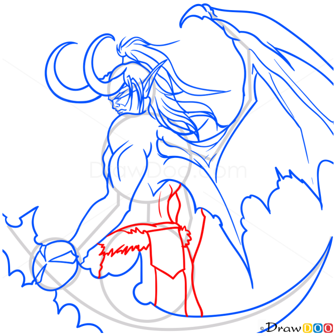 How to Draw Illidan, Warcraft