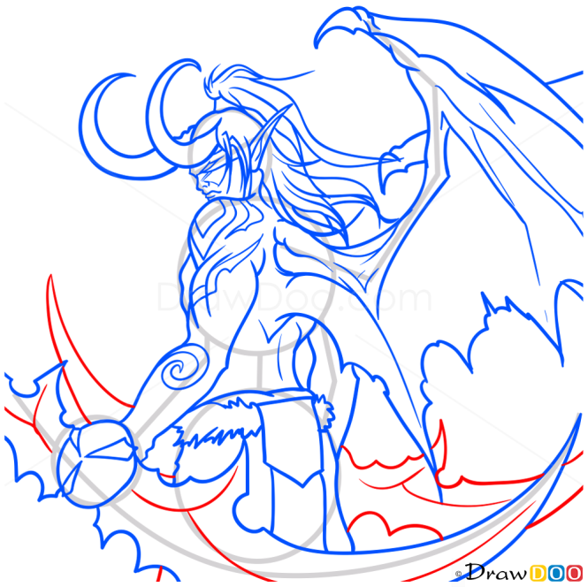 How to Draw Illidan, Warcraft