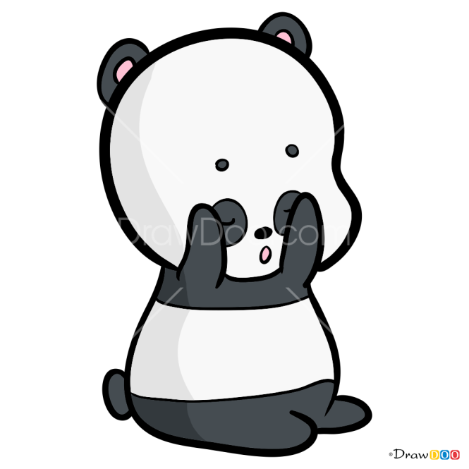 How to Draw Chibi Panda, We Bare Bears