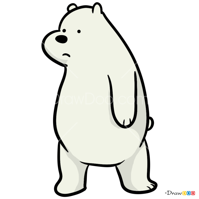 How to Draw Ice Bear, We Bare Bears