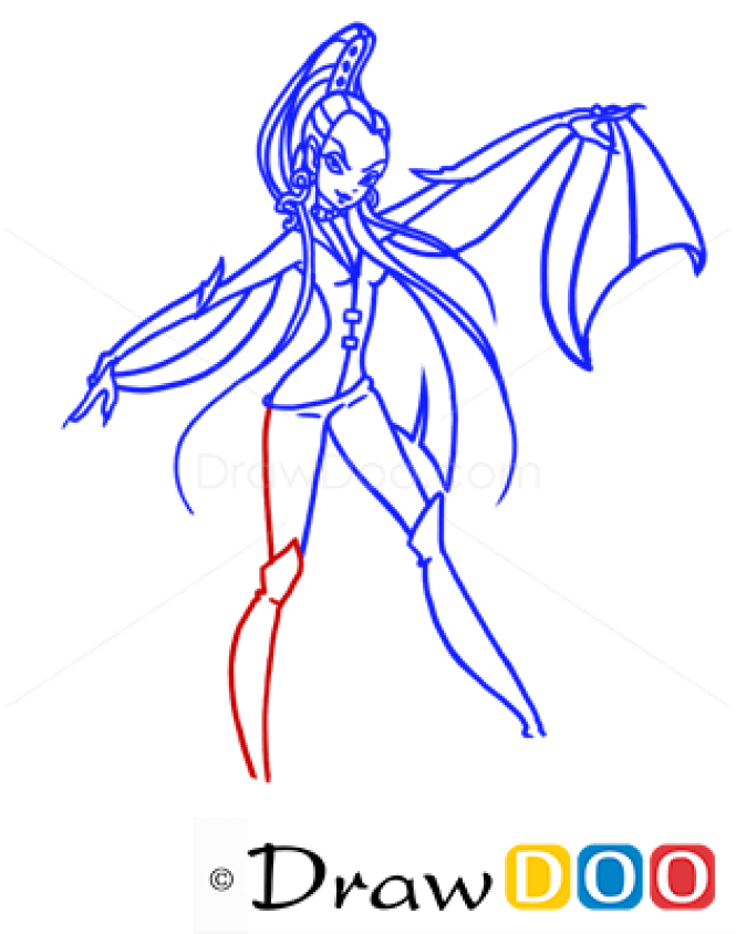 How to Draw Icy, Winx