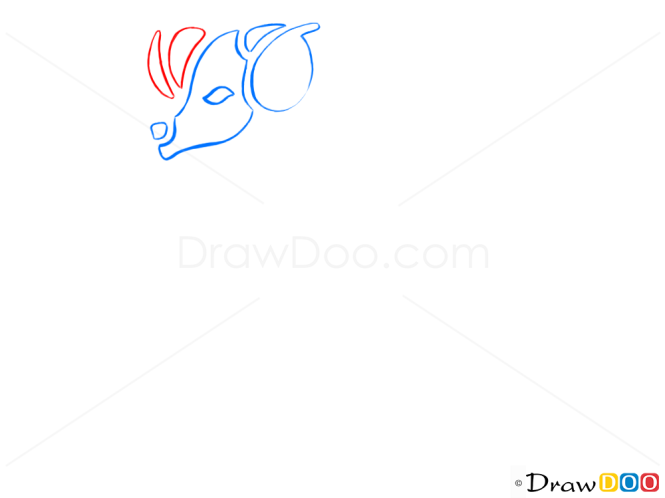 How to Draw Aries, Ram, Zodiac Signs