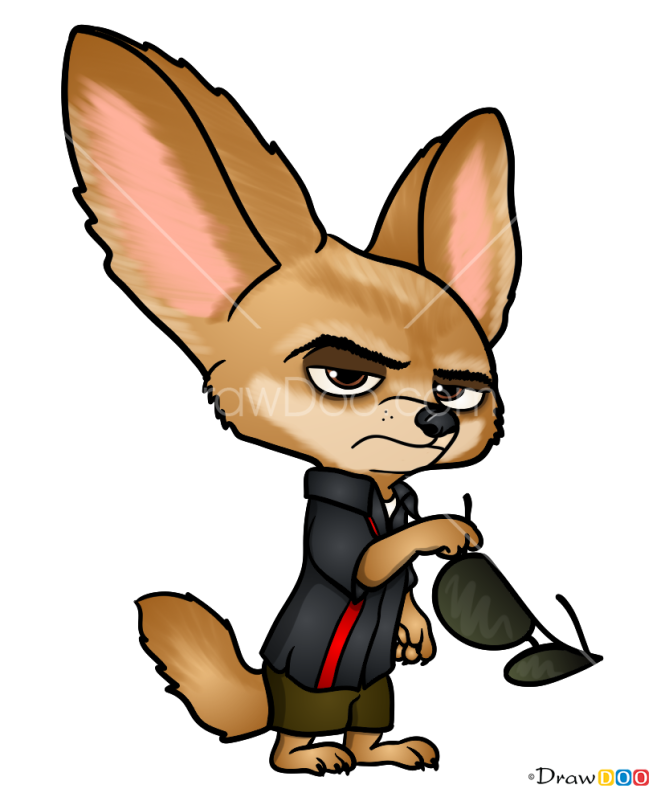 How to Draw Finnick, Zootopia