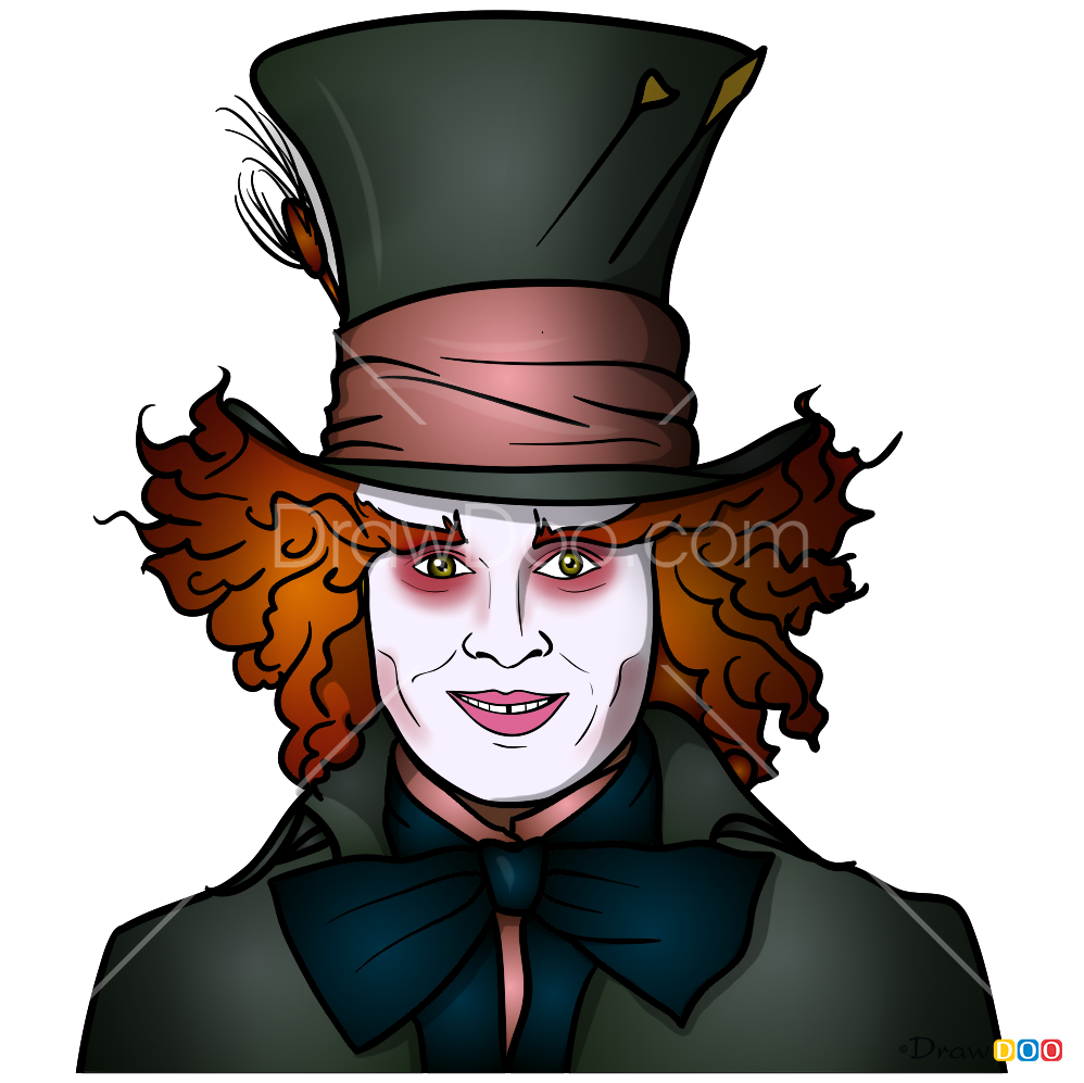anime mad hatter drawing