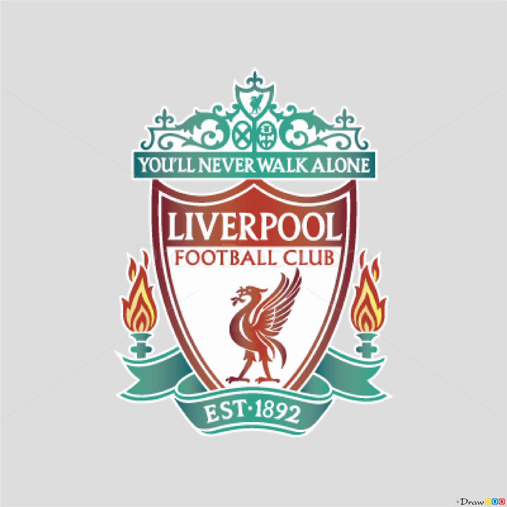How to Draw Liverpool, Football Logos - How to Draw, Drawing Ideas
