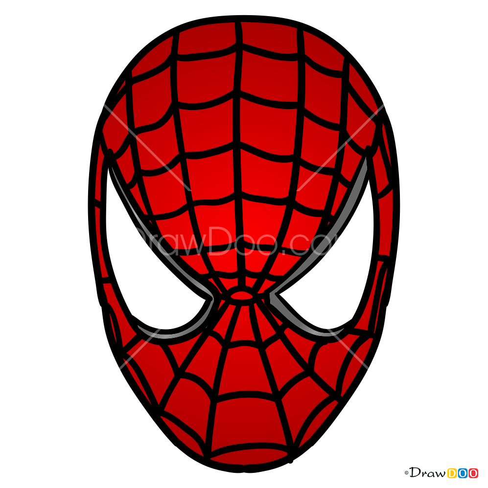 How to Draw Spiderman Mask, Face Masks