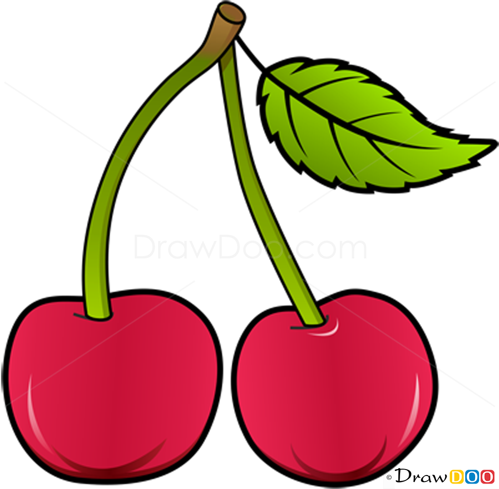 How to Draw Cherry Fruits