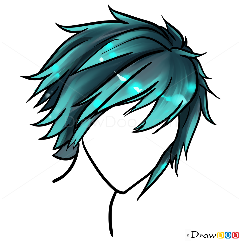 Boy hair drawing, Anime hair, Anime boy hair