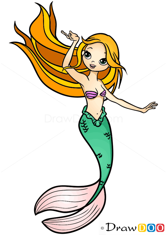 How to Draw Beautiful Mermaid, Mermaids