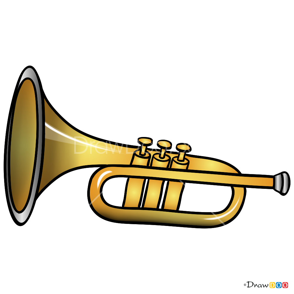 How to Draw Trumpet, Musical Instruments
