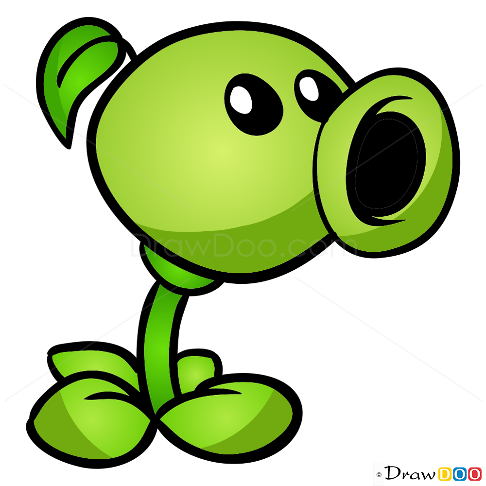 Peashooter from plants vs zombies