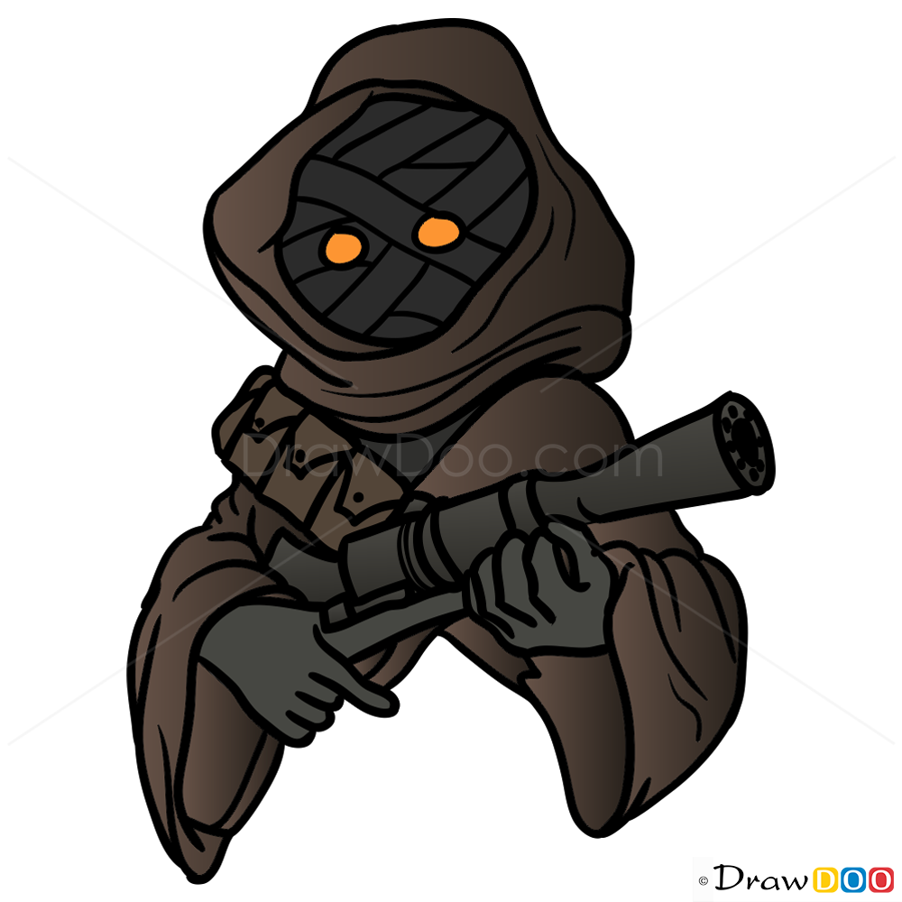 How to Draw Jawa, Star Wars