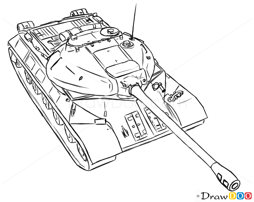 how to draw a military tank step by step 3d videos
