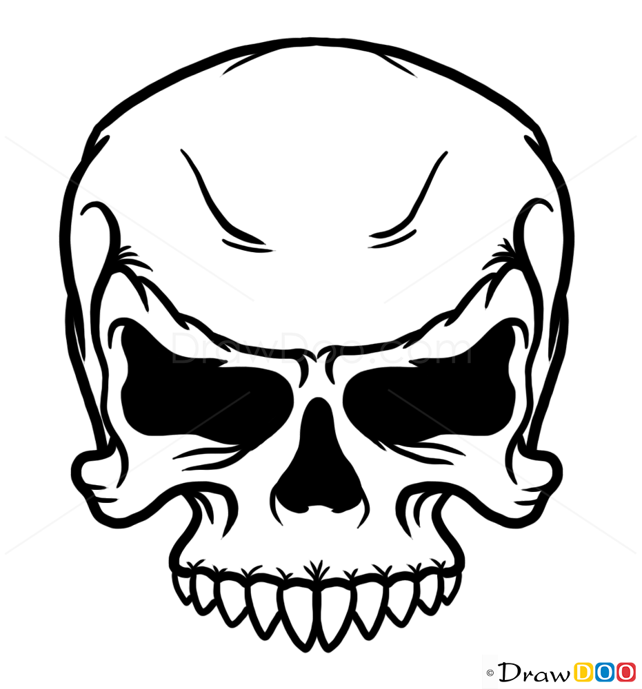Skull Cool Pictures To Draw For Art / This tutorial shows the sketching