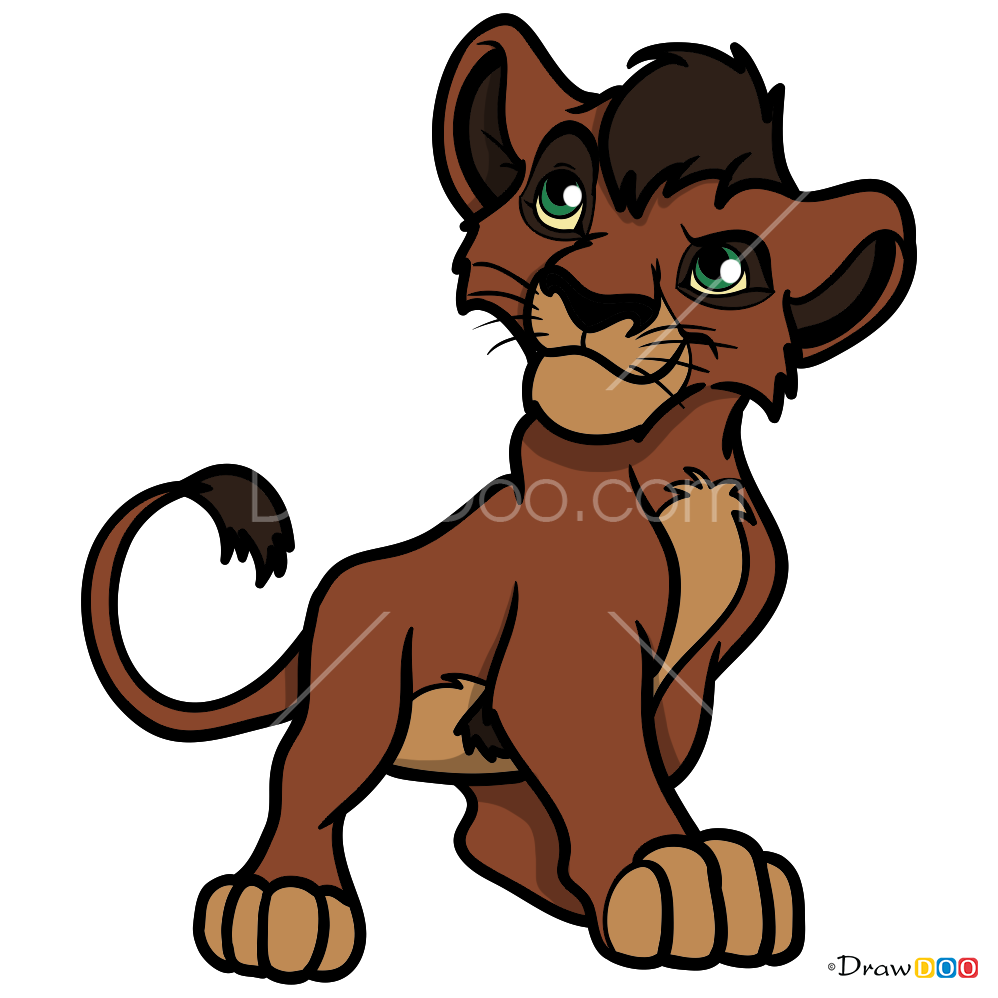 lion king drawings kovu