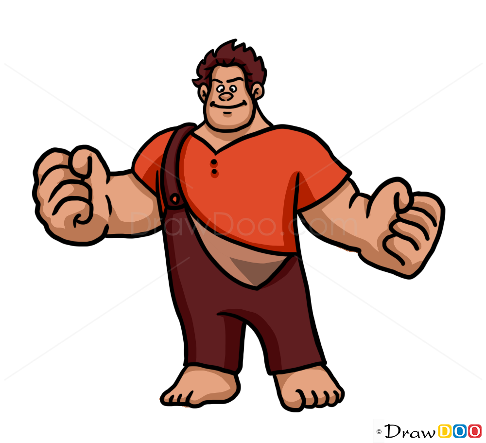How To Draw Ralph Rampage How to Draw, Drawing Ideas, Drawing Tutorials - DrawDoo