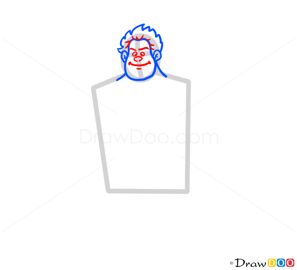 How To Draw Ralph Rampage How to Draw, Drawing Ideas, Drawing Tutorials - DrawDoo