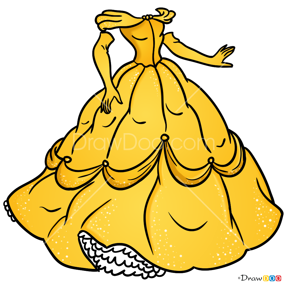 princess belle dress drawing Disney Princess: Belle by fairygodpiggy on DeviantArt