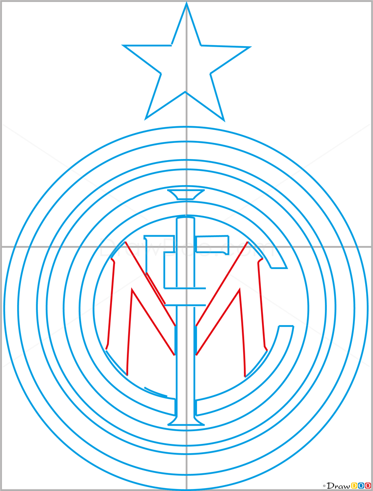 Inter Drawing Example How to Draw, Drawing Ideas, Drawing Tutorials - DrawDoo